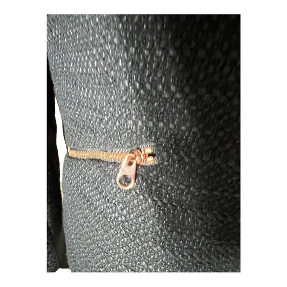 Ted Baker London Ayeleen Textured Jacket Black Tweed Size 3 Medium - Picture 12 of 16